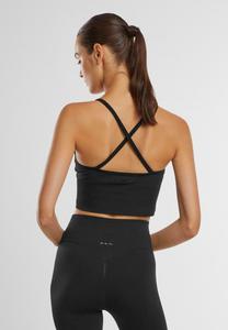 Легкая поддержка спортивного бюстгальтера SEAMLESS CROSS BACK BRALETTE aim’n®, черный