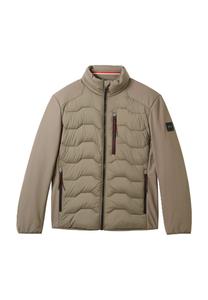Стеганая куртка, воротник стойка, мужская TOM TAILOR, цвет 32097 Smokey Oliv