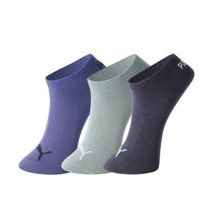Носки унисекс набор из 3 пар PUMA, зеленый/фиолетовый/синий