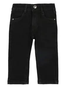 Джинсы с буквенным принтом John Richmond Junior, черный