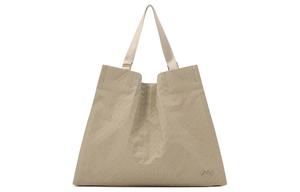 ISSEY MIYAKE Курская хлопковая сумка-шоппер унисекс бежевого цвета