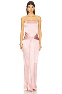 X revolve вечернее платье abelina Michael Costello, rose