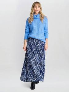 Юбка со складками Mischa Gina Bacconi, Black/Blue