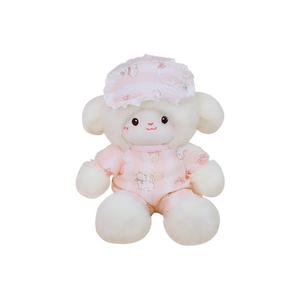Милые плюшевые игрушки ягнята Milk Puff, высота 33 см Whoops