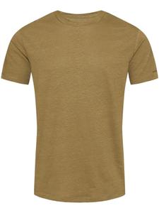 Orlebar Brown льняная футболка, зеленый