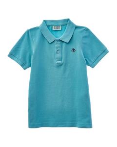 Поло-рубашка пике, окрашенная в фирменных красителях Scotch & Soda, синий