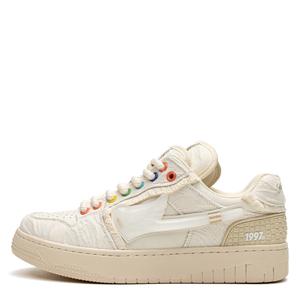 Юношеские низкие кеды для скейтборда унисекс бежевый Youthloser, экрю