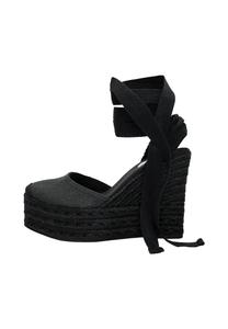 Босоножки на платформе High heels PULL&BEAR, черный