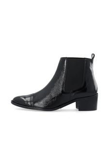 Черные сапоги на каблуке Bianco