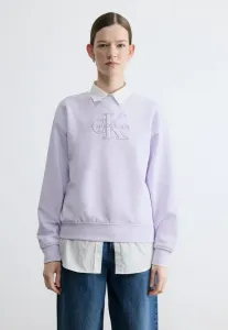 Толстовка с тисненым монологом Calvin Klein Jeans, Island Lilac