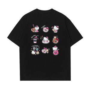 Футболка Hello Kitty SS25 Unisex Sanrio, черный