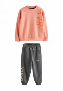 Спортивный костюм с графическим принтом, стандартного кроя. Baker By Ted Baker, Orange Grey