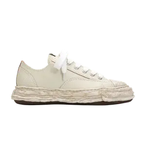 Кроссовки Maison Mihara Yasuhiro Peterson Low 'Cracking Leather - White', белый
