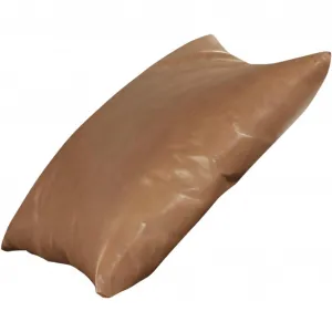 CALIA ITALIA декоративная подушка «Ромео» из вощеной анилиновой кожи, цвет cognac + unifarben