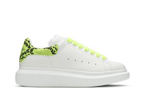 Кроссовки Alexander McQueen Wmns Oversized Sneaker, Snake Print - White Yellow