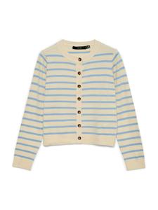 VERO MODA Кардиган 'VMSaba' вязаный в цвете экрю