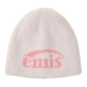 Emis Вязаная шапка из смесового полиамида и нейлона унисекс белая, White