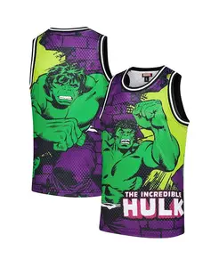 Футболка модная сетчатая Big Boys and Girls Purple Hulk с крупным принтом Lids