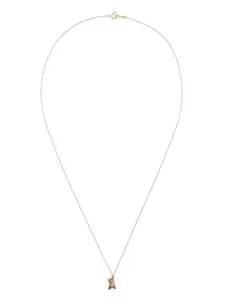 Колье из белого золота с подвеской Noguchi, белый