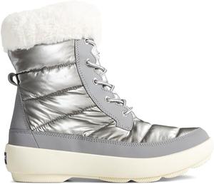 Женские зимние ботинки Sperry Bearing Plushwave, Silver