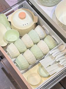 Luowei Feng посуда 2025 новый стильный набор тарелок и мисок, подглазурные тарелки и миски для дома, распродано