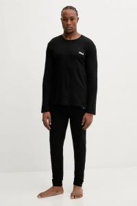 Хлопковая пижама Fila, черный