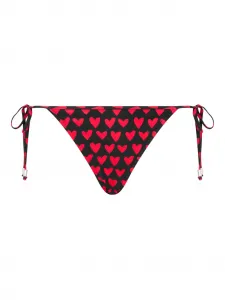 Плавки бикини с принтом Moschino, черный