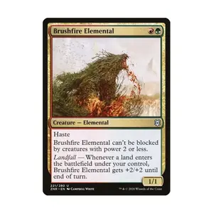 CCG Элементаль кустарникового огня (U), MTG - Zendikar Rising