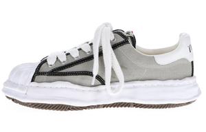 Blakey Стильные кроссовки для скейтбординга унисекс с низким верхом серые/белые Mihara Yasuhiro