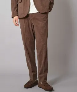 Брюки из вельвета в елочку, стандартного кроя Union Station, цвет Brown