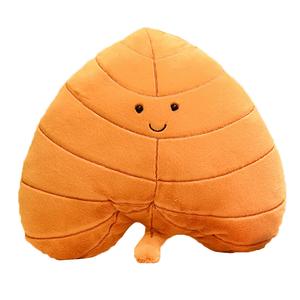 Bowl Плюшевая кукла Green Plant Cartoon Leaf, Maple Leaf, Ginkgo Dolls высотой 40 см