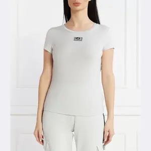 Футболка стандартного кроя Ea7, серый