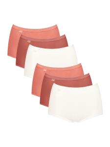 Трусики SLOGGI Basic+ Maxi, коралловый/красный/белый