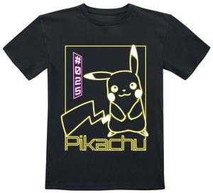 Футболка Pokémon Kids - Pikachu Neon, черный