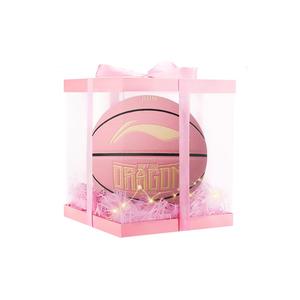 LINING Баскетбольный мяч PU розовый размер 6 соревновательный