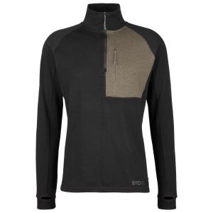 Свитер из мериноса Stoic Merino260 StadjanSt Zip Pullover, черный