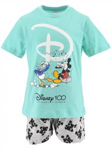 Пижама "Disney 100" бирюзово-серого цвета