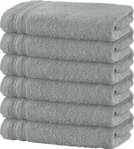 Полотенце Erwin Müller 6er-Pack 162961, 50x1x80 см, светло-серый