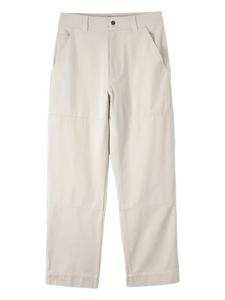 Хлопковые брюки Margaret Howell, нейтральный