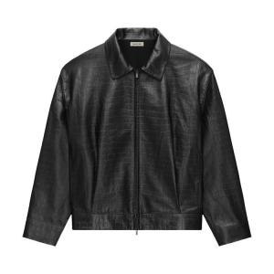 Куртка Fear of God Leather Cropped Jacket, Black
