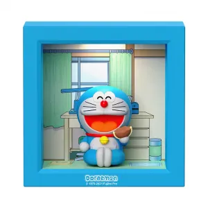 Фоторамка doraemon с ночником chibi фигурки ROCK, синий