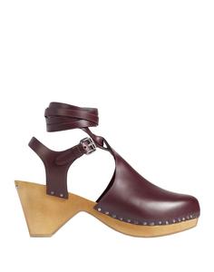 Сабо Isabel Marant, бордовый