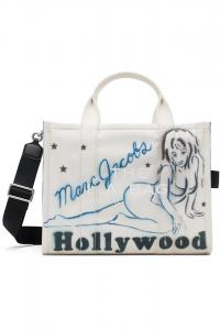 Marc Jacobs Эксклюзивная бело-голубая городская сумка 'the' от Ssense