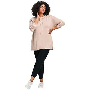 Женский удлиненный свитер с капюшоном Addison plus size Avenue, Latte