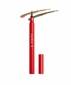 Веганская подводка для глаз Veganish Eye Glow Impact Liner Жидкая подводка, макияж глаз, сыворотка, , коричневый, темно-коричневый Sairai Veganish Cosmetics