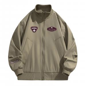 Куртка Unisex Stand Collar Moderate HUANQIU, army зеленый