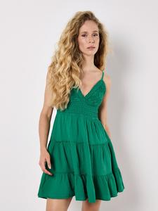 Летнее платье Apricot, Grass green