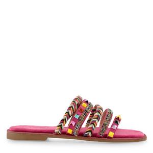 Women's L2050-1201 Flat Sandals In Pink Exe
