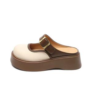 Женские сандалии с закрытым носком без специальной функции Alxnan, Ecru