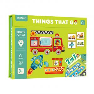 Магнитная игра 2 в 1 - Транспорт, Миддер Midder